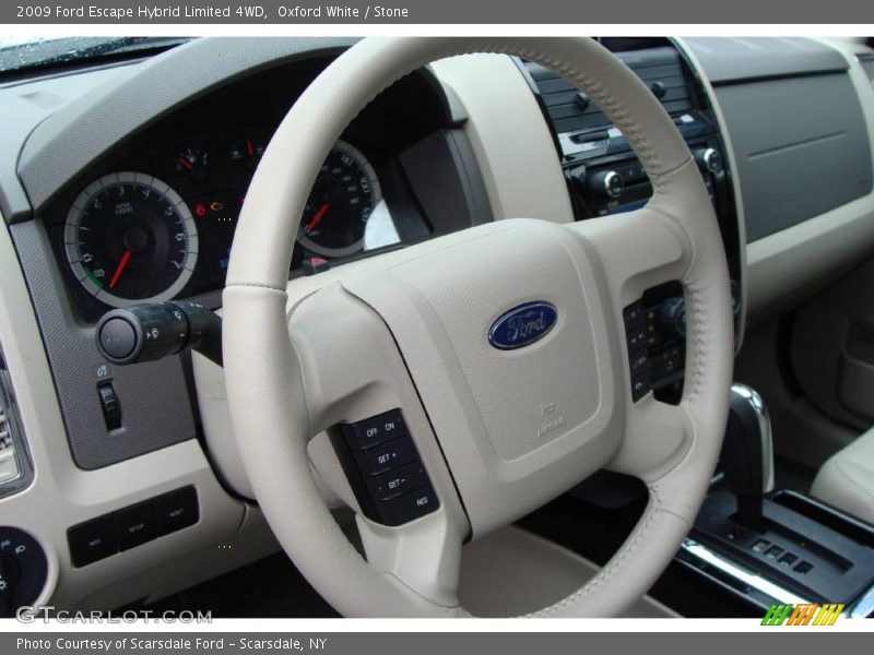 Oxford White / Stone 2009 Ford Escape Hybrid Limited 4WD