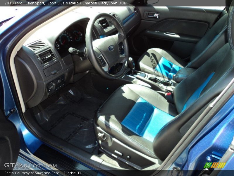 Charcoal Black/Sport Blue Interior - 2010 Fusion Sport 