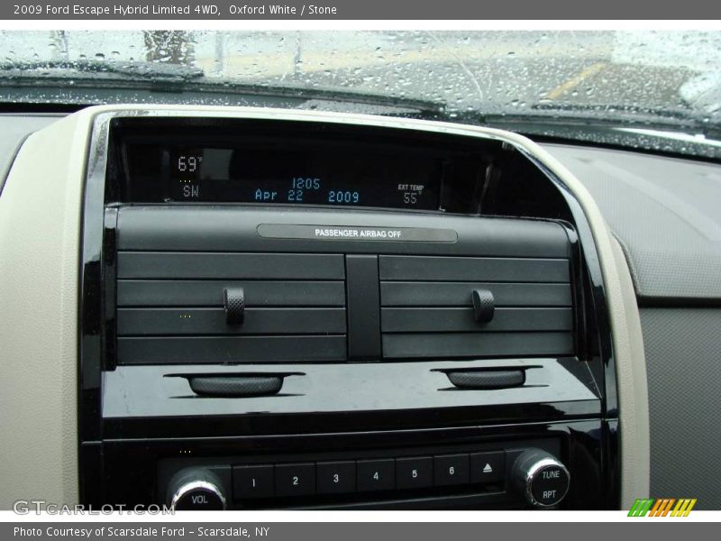 Oxford White / Stone 2009 Ford Escape Hybrid Limited 4WD