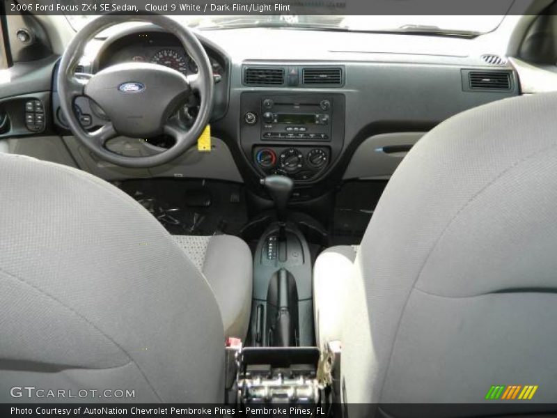 Cloud 9 White / Dark Flint/Light Flint 2006 Ford Focus ZX4 SE Sedan