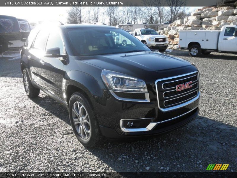 Carbon Black Metallic / Dark Cashmere 2013 GMC Acadia SLT AWD