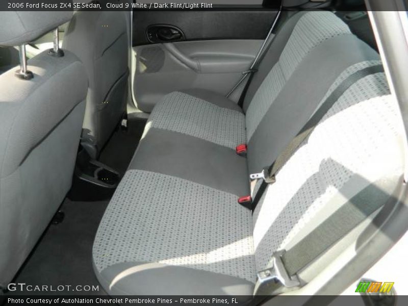 Cloud 9 White / Dark Flint/Light Flint 2006 Ford Focus ZX4 SE Sedan