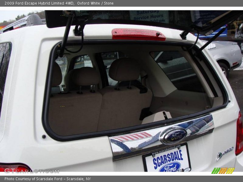 Oxford White / Stone 2009 Ford Escape Hybrid Limited 4WD