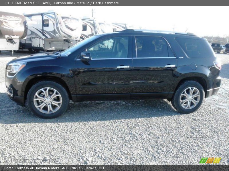 Carbon Black Metallic / Dark Cashmere 2013 GMC Acadia SLT AWD