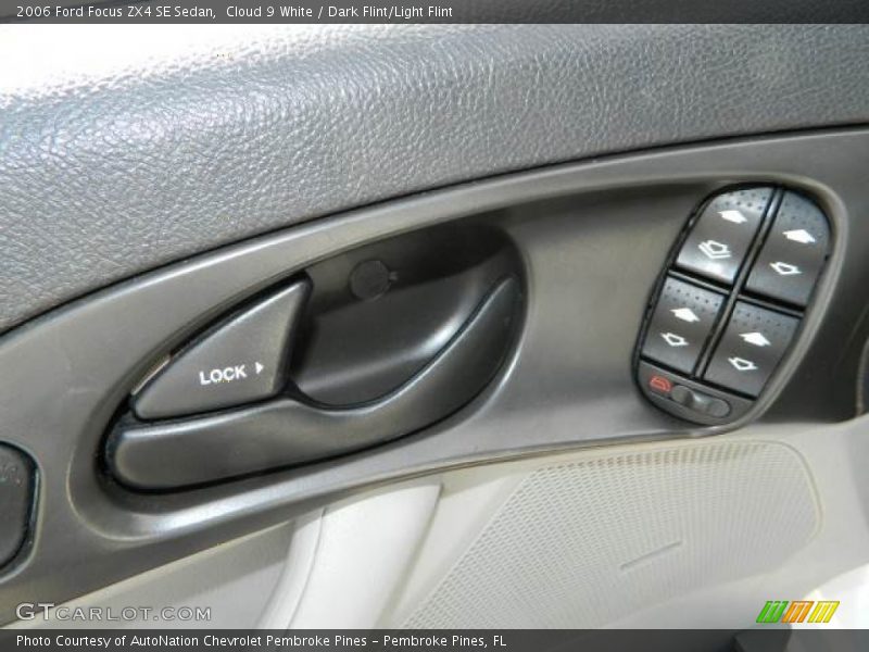 Cloud 9 White / Dark Flint/Light Flint 2006 Ford Focus ZX4 SE Sedan