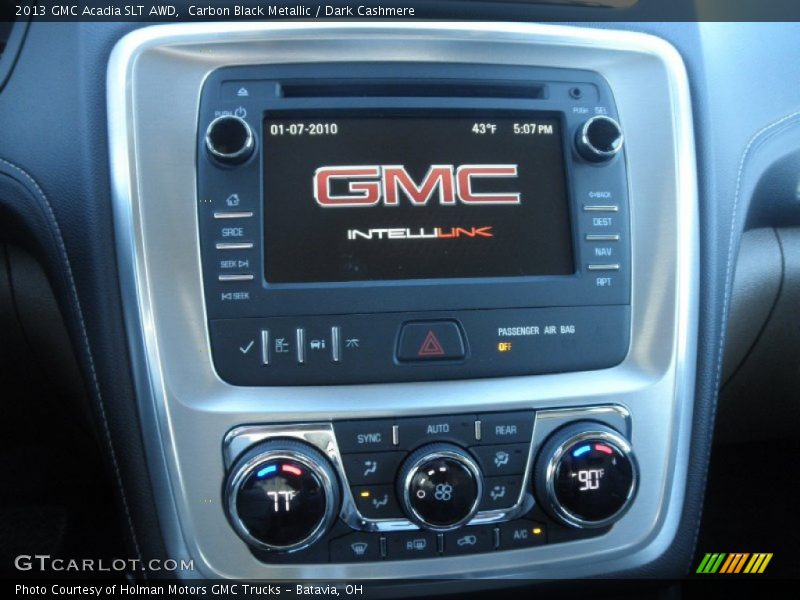 Carbon Black Metallic / Dark Cashmere 2013 GMC Acadia SLT AWD