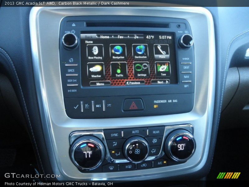 Carbon Black Metallic / Dark Cashmere 2013 GMC Acadia SLT AWD