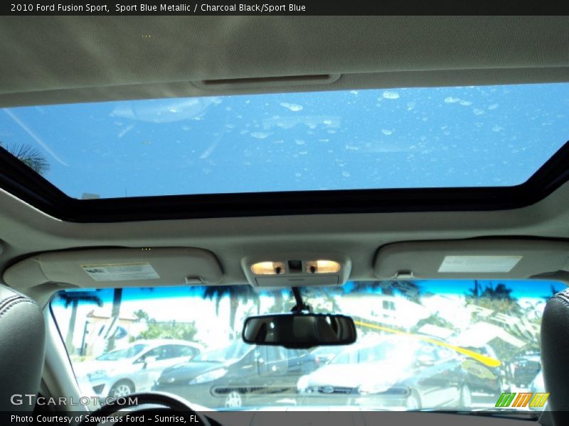 Sport Blue Metallic / Charcoal Black/Sport Blue 2010 Ford Fusion Sport