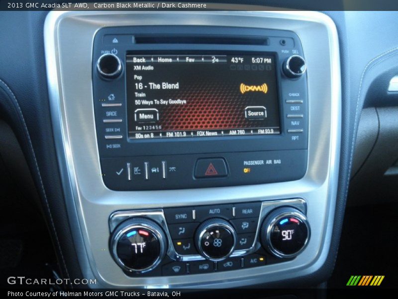 Carbon Black Metallic / Dark Cashmere 2013 GMC Acadia SLT AWD