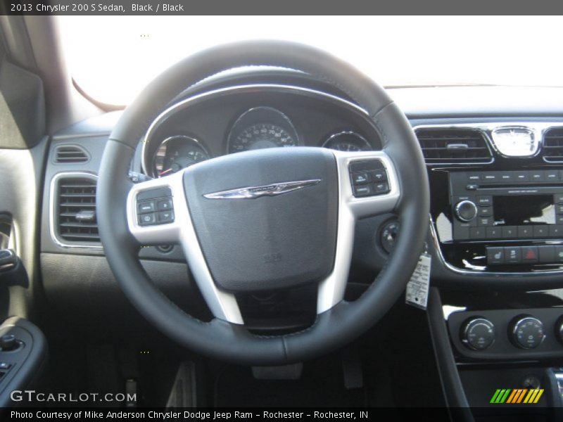 Black / Black 2013 Chrysler 200 S Sedan