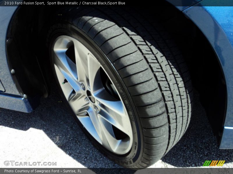 Sport Blue Metallic / Charcoal Black/Sport Blue 2010 Ford Fusion Sport