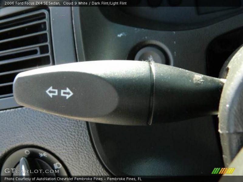 Cloud 9 White / Dark Flint/Light Flint 2006 Ford Focus ZX4 SE Sedan