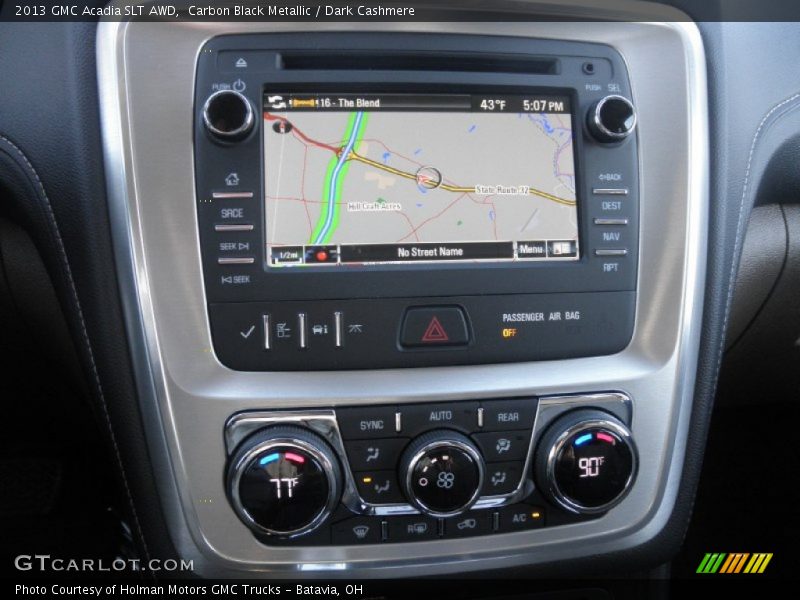 Carbon Black Metallic / Dark Cashmere 2013 GMC Acadia SLT AWD