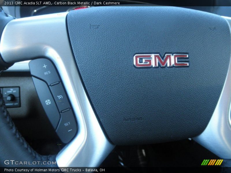 Carbon Black Metallic / Dark Cashmere 2013 GMC Acadia SLT AWD