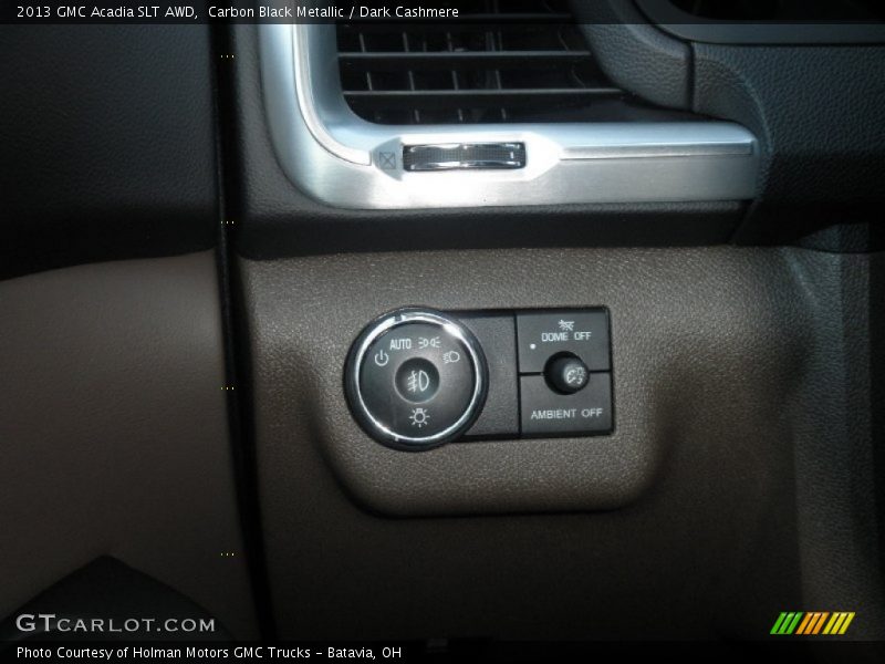 Carbon Black Metallic / Dark Cashmere 2013 GMC Acadia SLT AWD