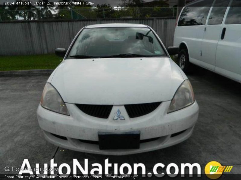 Innsbruck White / Gray 2004 Mitsubishi Lancer ES
