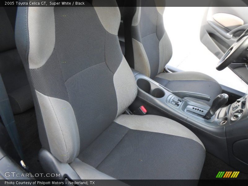 Front Seat of 2005 Celica GT