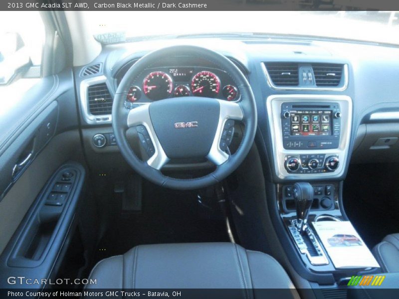 Carbon Black Metallic / Dark Cashmere 2013 GMC Acadia SLT AWD