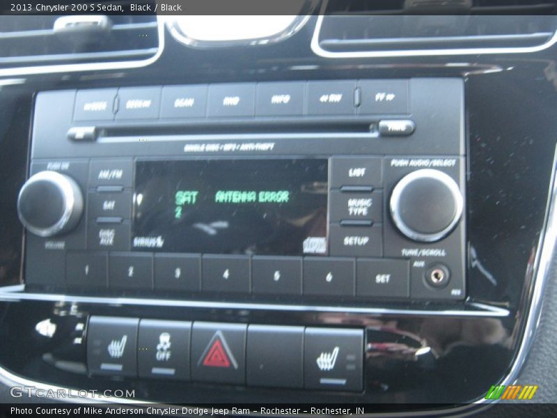 Black / Black 2013 Chrysler 200 S Sedan