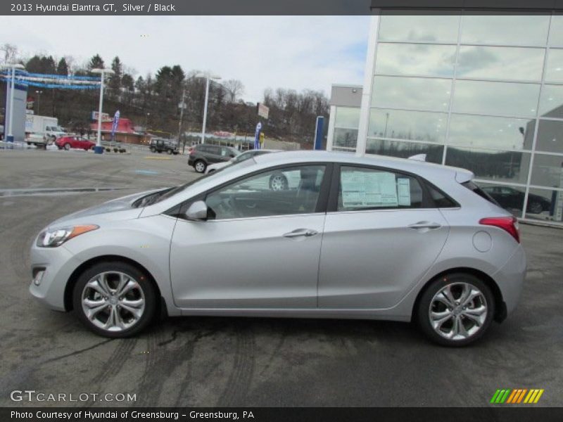 Silver / Black 2013 Hyundai Elantra GT