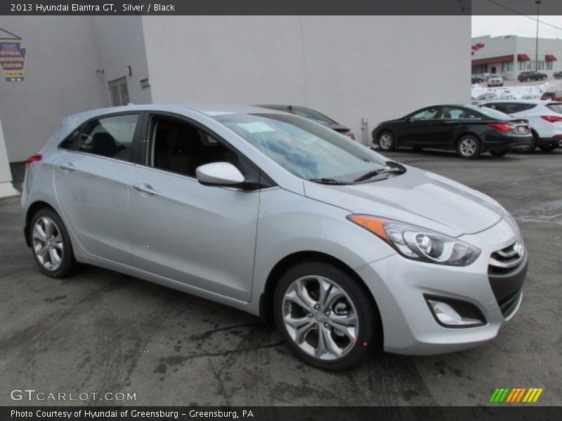 Silver / Black 2013 Hyundai Elantra GT