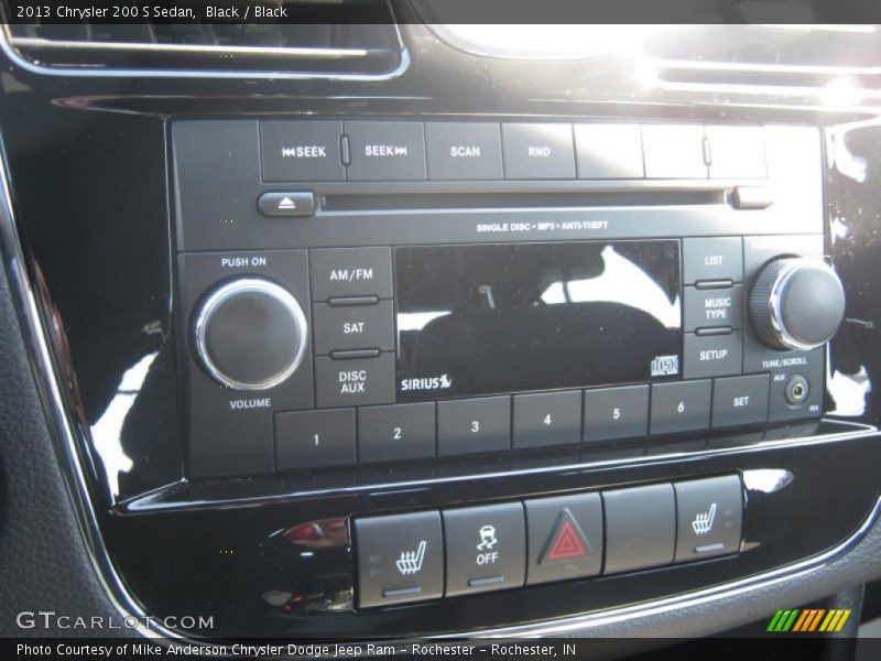 Black / Black 2013 Chrysler 200 S Sedan