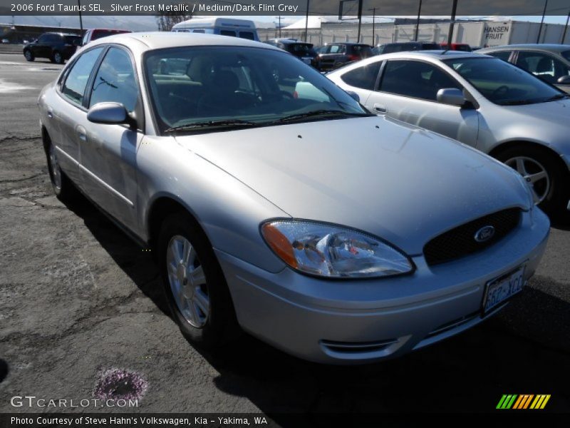 Silver Frost Metallic / Medium/Dark Flint Grey 2006 Ford Taurus SEL
