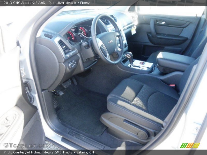 Quicksilver Metallic / Ebony 2013 GMC Acadia SLE AWD