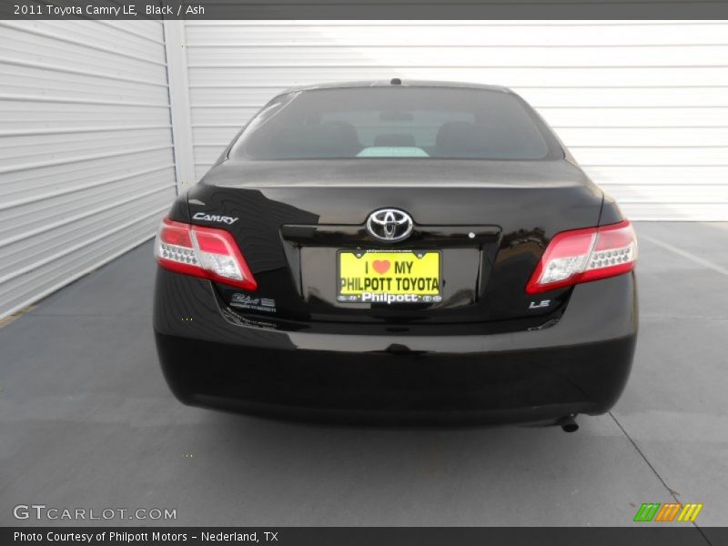 Black / Ash 2011 Toyota Camry LE