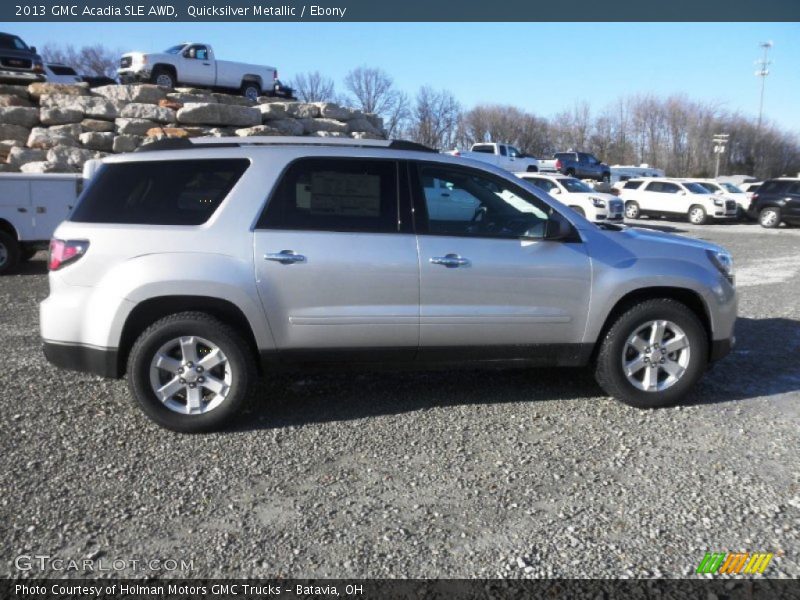 Quicksilver Metallic / Ebony 2013 GMC Acadia SLE AWD