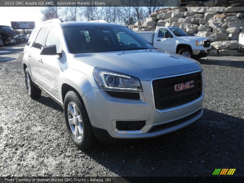 Quicksilver Metallic / Ebony 2013 GMC Acadia SLE AWD
