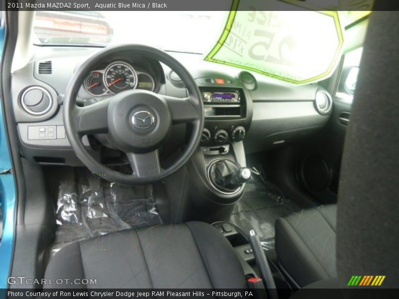 Aquatic Blue Mica / Black 2011 Mazda MAZDA2 Sport
