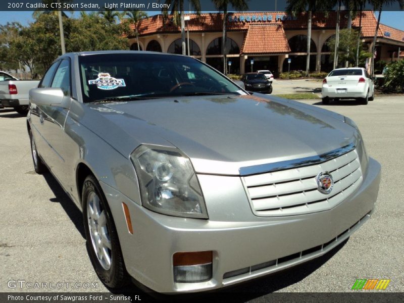 Light Platinum / Ebony 2007 Cadillac CTS Sport Sedan