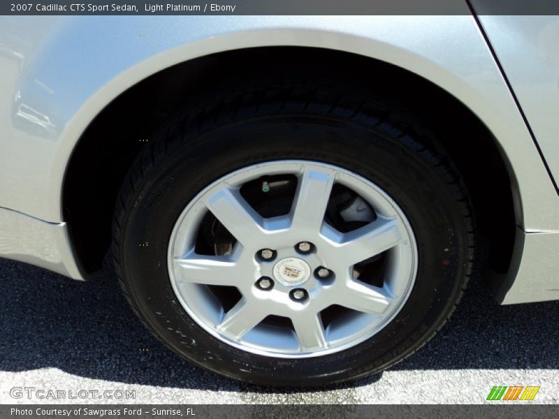Light Platinum / Ebony 2007 Cadillac CTS Sport Sedan