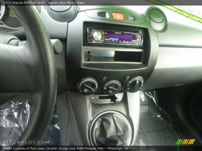 Aquatic Blue Mica / Black 2011 Mazda MAZDA2 Sport