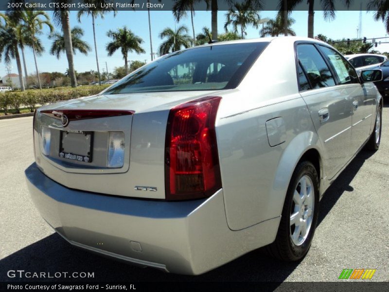 Light Platinum / Ebony 2007 Cadillac CTS Sport Sedan
