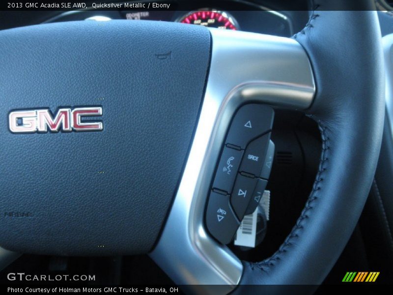 Quicksilver Metallic / Ebony 2013 GMC Acadia SLE AWD