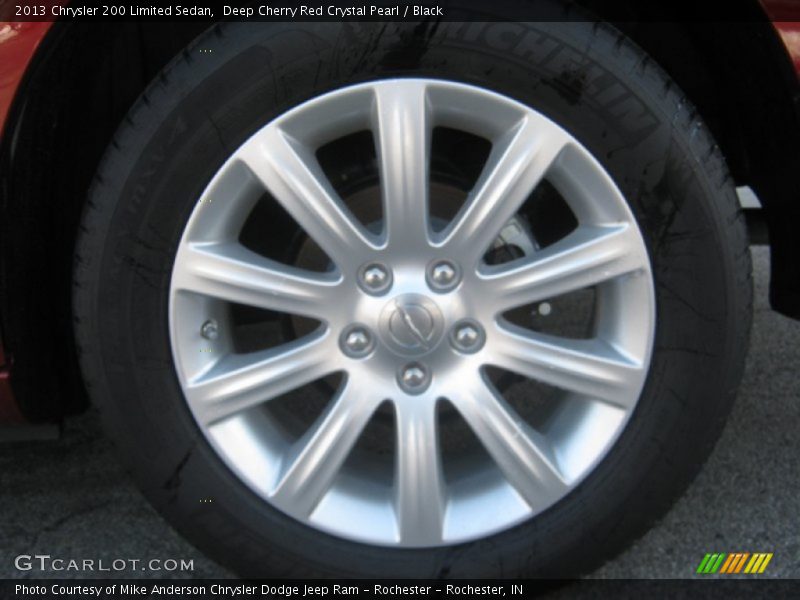 Deep Cherry Red Crystal Pearl / Black 2013 Chrysler 200 Limited Sedan