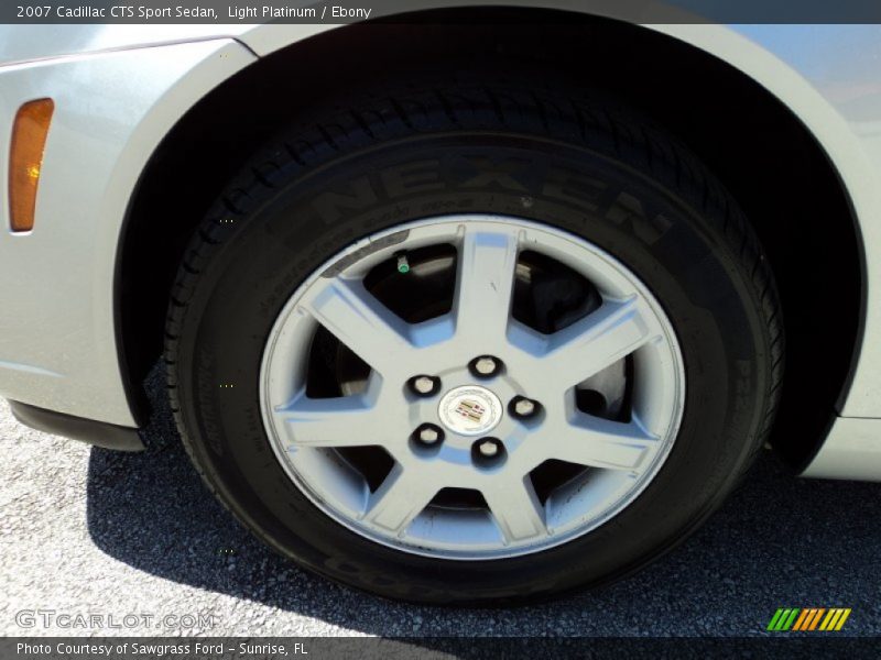 Light Platinum / Ebony 2007 Cadillac CTS Sport Sedan