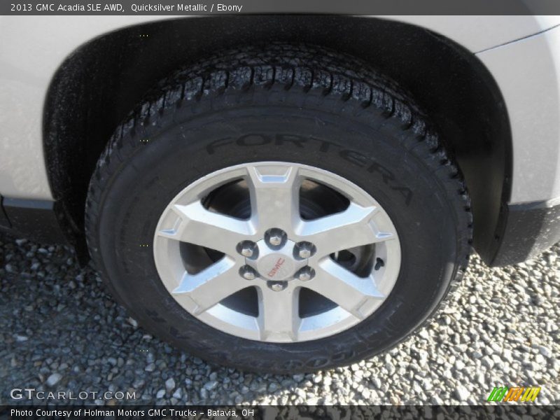 Quicksilver Metallic / Ebony 2013 GMC Acadia SLE AWD
