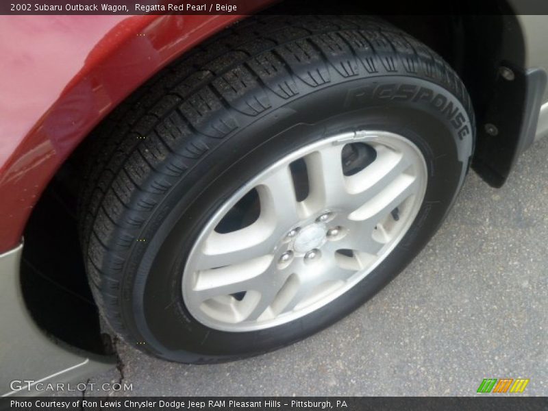 Regatta Red Pearl / Beige 2002 Subaru Outback Wagon