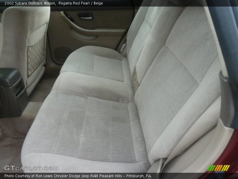 Regatta Red Pearl / Beige 2002 Subaru Outback Wagon