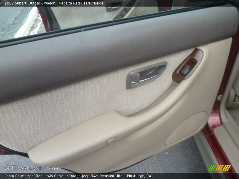 Regatta Red Pearl / Beige 2002 Subaru Outback Wagon