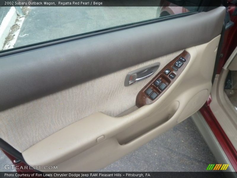 Regatta Red Pearl / Beige 2002 Subaru Outback Wagon