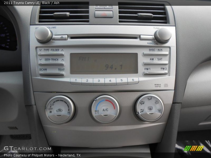 Black / Ash 2011 Toyota Camry LE