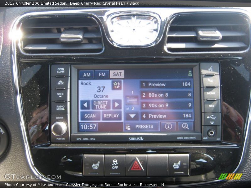 Deep Cherry Red Crystal Pearl / Black 2013 Chrysler 200 Limited Sedan
