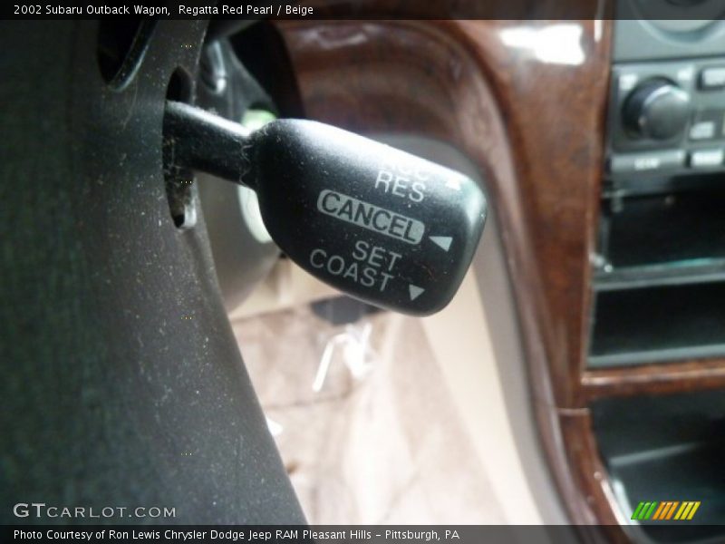 Regatta Red Pearl / Beige 2002 Subaru Outback Wagon