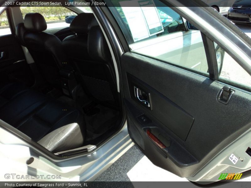 Light Platinum / Ebony 2007 Cadillac CTS Sport Sedan