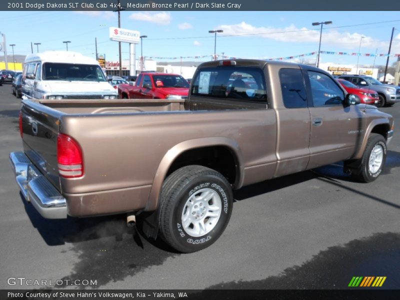  2001 Dakota SLT Club Cab 4x4 Medium Bronze Pearl