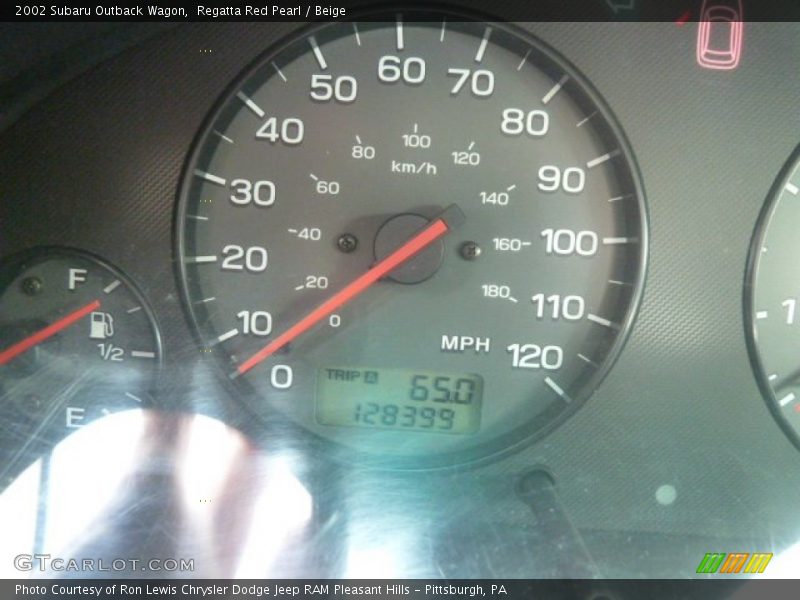 Regatta Red Pearl / Beige 2002 Subaru Outback Wagon